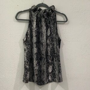 Veronica M Monochrome Sleeveless Blouse